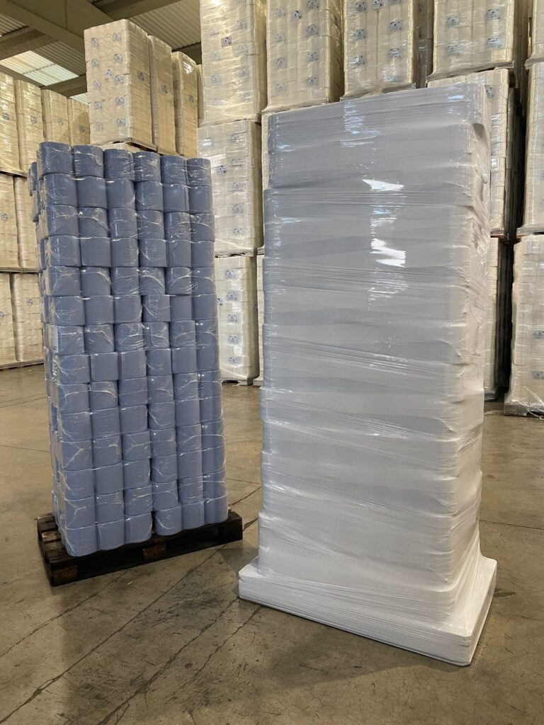 Noticias 2 Papel higiénico protegido con film blanco