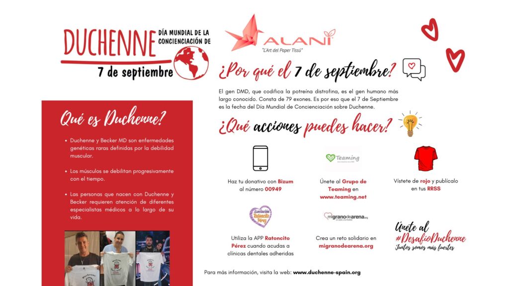 Nos unimos al Día Mundial de Duchenne: cada gesto suma esperanza 1 Unete al DesafioDuchenne ES